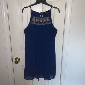 Sequin Hearts Navy Dress